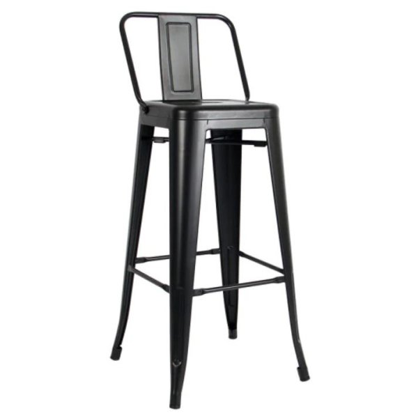 Trixie Bar Stool With Back