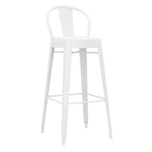 4 Tux Bar Stool With Back