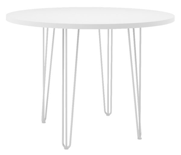 Sleek Hairpin Table Round