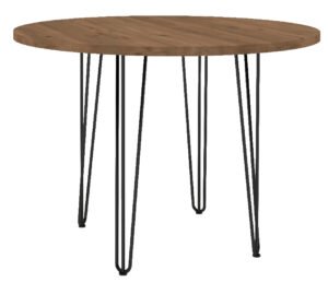 Sleek Hairpin Table Round