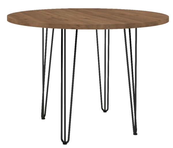 Sleek Hairpin Table Round
